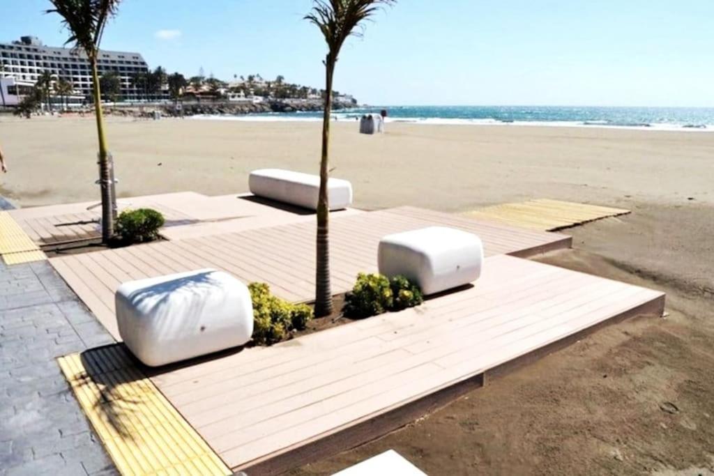 Apartment With Large Terrace, 10 Meters From Playa De Las Burras San Bartolomé Екстериор снимка